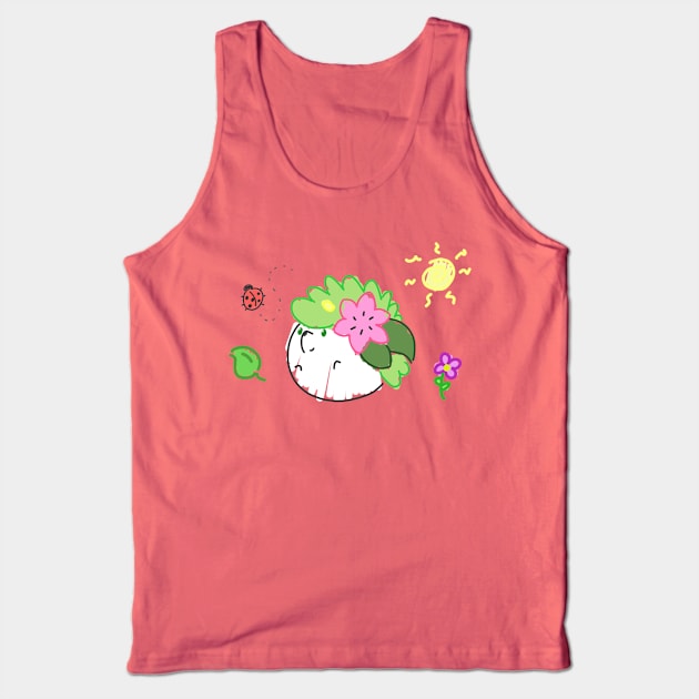 Chubby Hedgehog Tank Top by GummiFrogArt